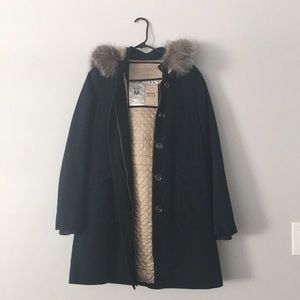Marc Jacobs Resort 2010 Real Fur Parka Navy